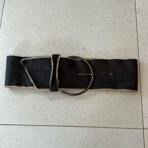 Vintage Miu Miu Belt faux fur